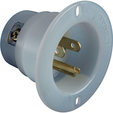 5278C 125V, 15 amp Male Inlet Receptacle
