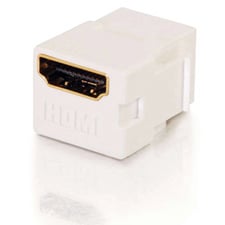 CTG-03345 Snap-In HDMI F-F Keystone Insert Module - White