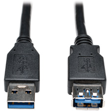 Picture of Tripp Lite U324-006-BK USB 3.0 SuperSpeed Extension Cable, Black - 6 ft.