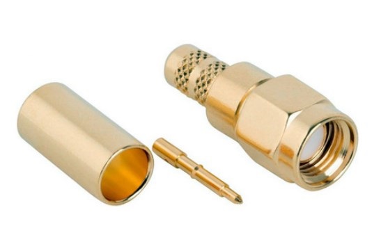 132234 50 ohm SMA Straight Crimp Plug RF Connector for LMR-200 BL-7807A