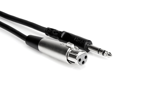 Picture of Hosa Technology STX-105F Balanced Interconnect XLR 3F to 0.25 in. TRS - 5 Foot