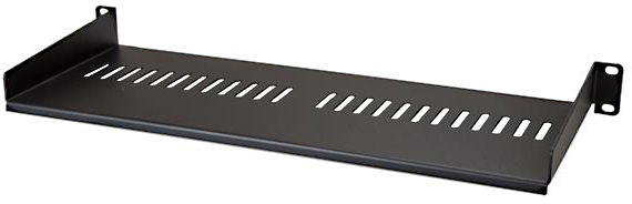Vented 1U Rack Shelf - 7 in. Deep