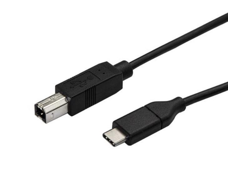 USB-C to USB-B Printer Cable M&M 0.5m USB 2.0