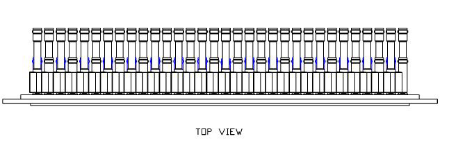 B64H-1MWTHD 2x32 1.5RU MW 3GHz Non-Norm Patchbay, Black
