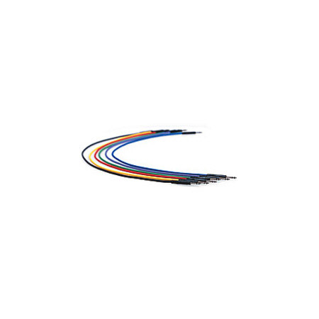 BPC3600-110 36 in. Audio Patchcord Nickel Bantam Tiny Tip, Black