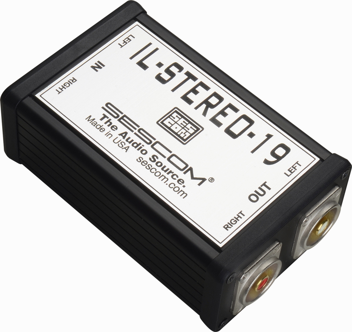 Professional Two Channel RCA HiFi Style Stereo Audio Hum Eliminator Isolator Transformer Coupler