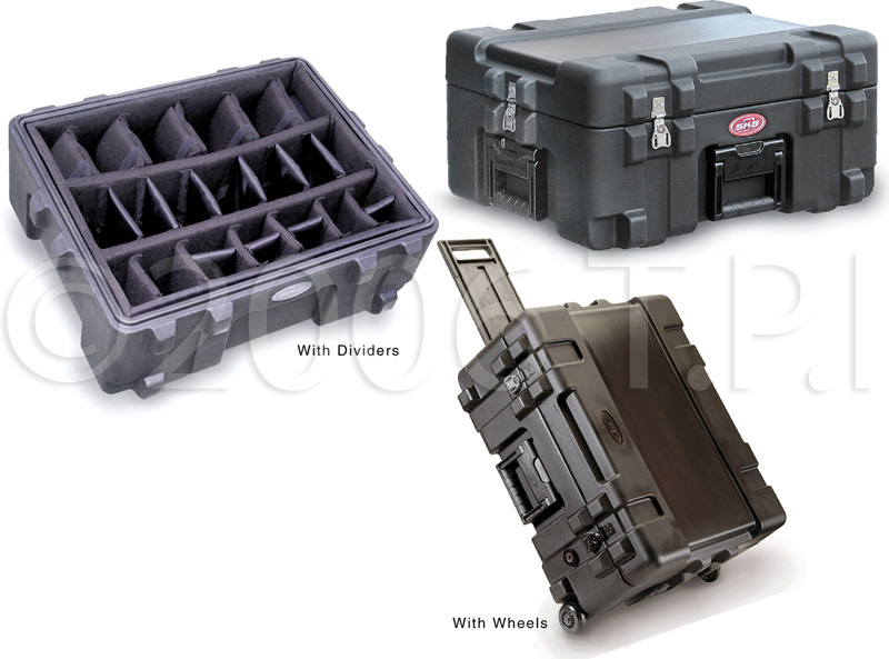Picture of SKB 3R2217-10B-EW Roto-Molded Mil-Standard Utility Case with Wheels Empty