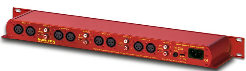 SONRBLU4 Quad Stereo Balanced to Unbalanced Converter