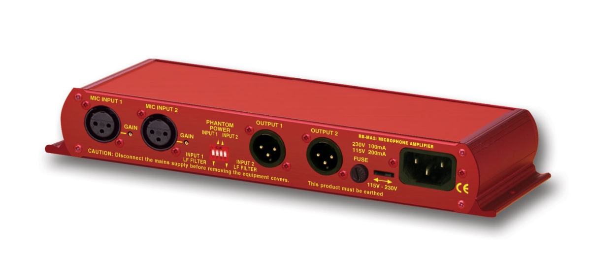 SON-RB-MA2 Redbox Dual Microphone Amplifier