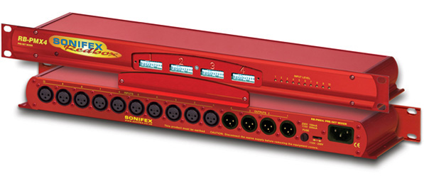 SON-RBPMX4 Redbox 10 Input 4 Output Analogue Preset Mixer