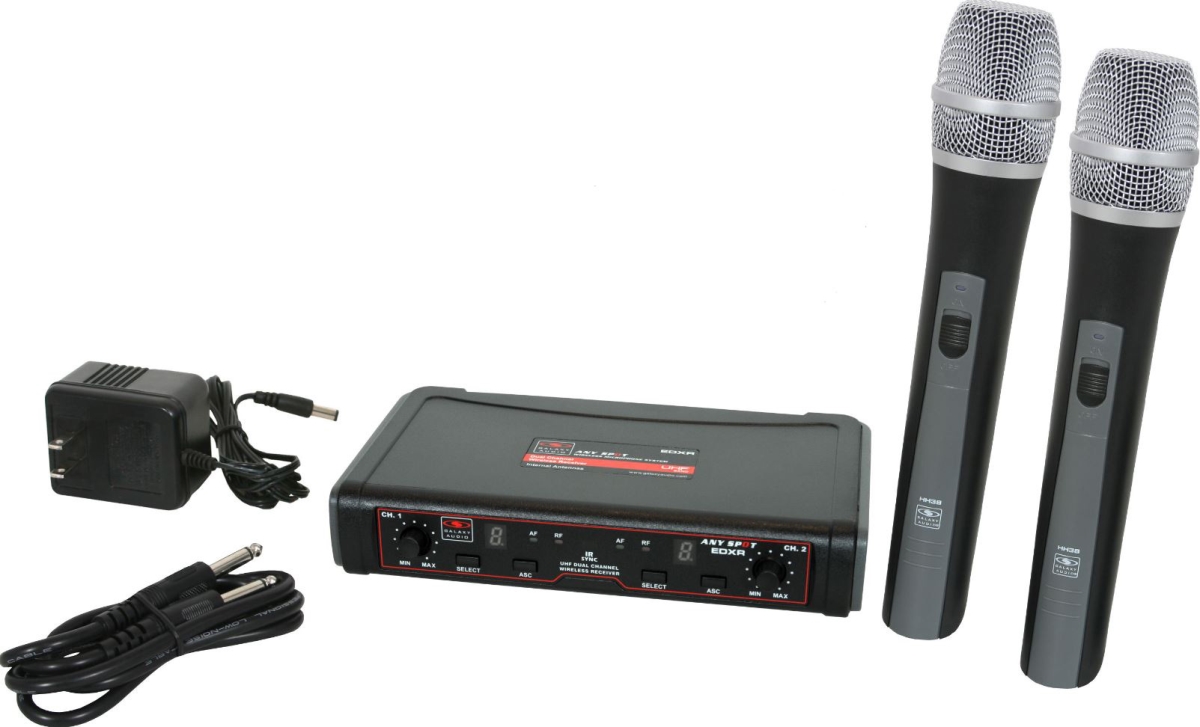 EDXR-HH38-D EDX Wireless Microphone System - Code D Frequency Range 584-607 MHz -  GALAXY AUDIO