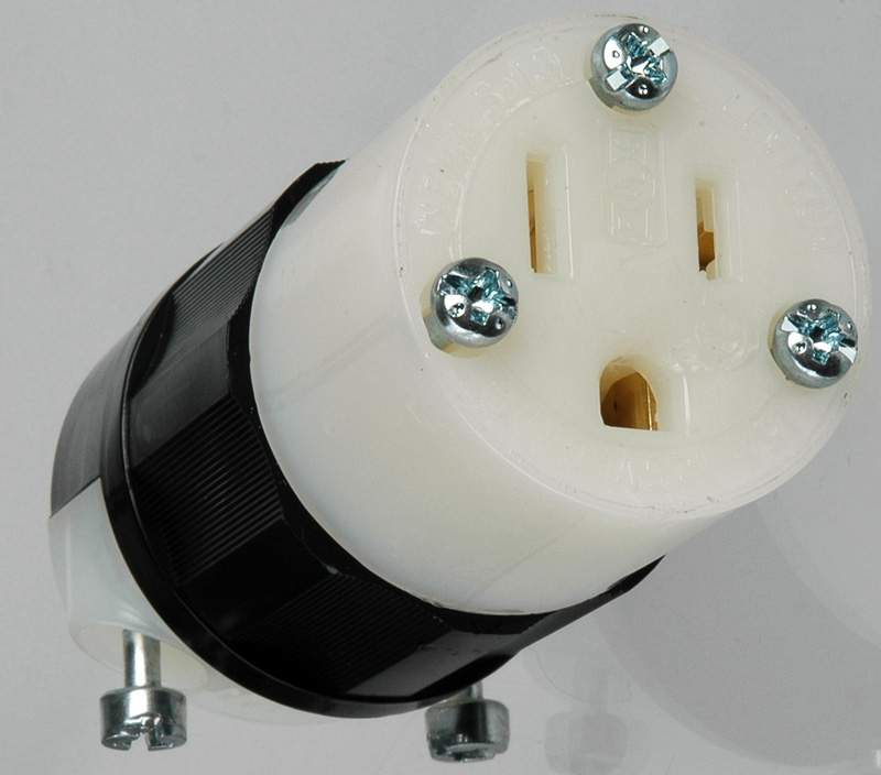 LV-5269C 15 amp 3-Prong Nylon Jack