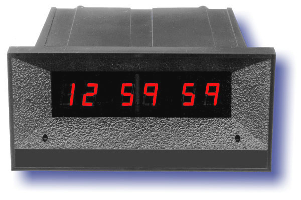Picture of ESE ES 172UBLACK 12 Hour 0.43 High Red Digit Real Time Clock, Black