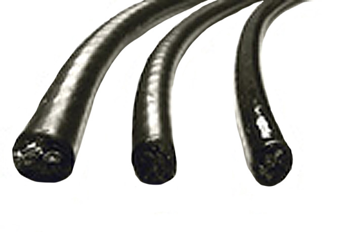 2VB125-187-0250 0.12 x 250 Black Vinyl Coated Cable