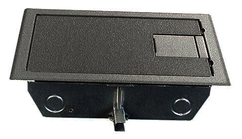 Picture of FSR RFL3-D1G-BLK RFL Series Raised Access Floor Box - Black