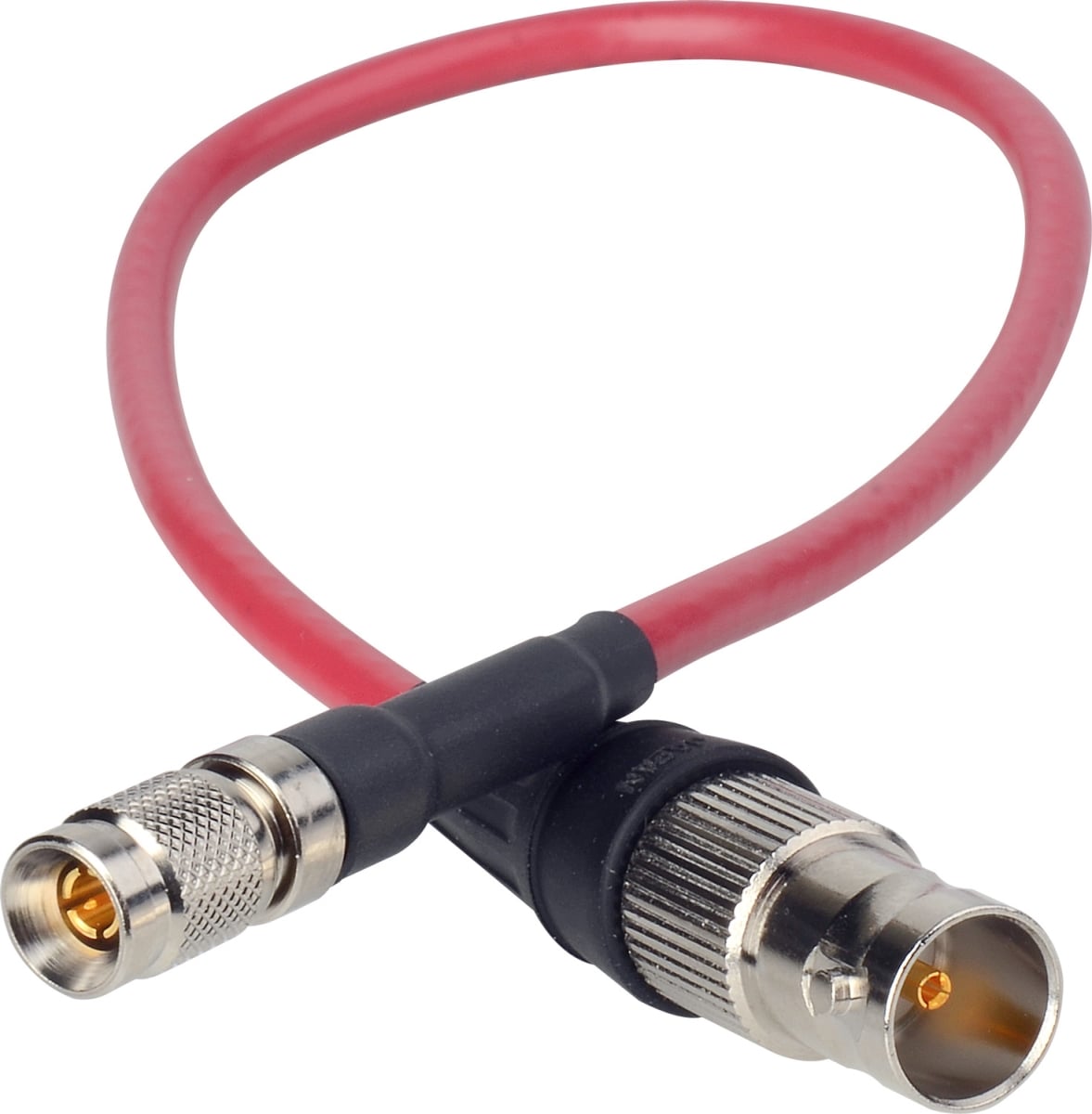 RD1-DINBF-1RD Laird RD1-DINBF-1 3G-SDI DIN 1.0-2.3 to BNC Female Video Adapter Cable, 1 ft. - Red