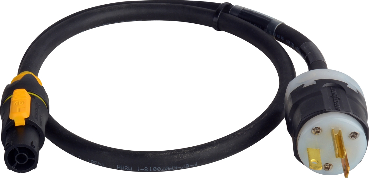 TRUE1-AC20IN-003 PowerCon to NEMA5-20P Power in Cable - 20 amp 3 ft.