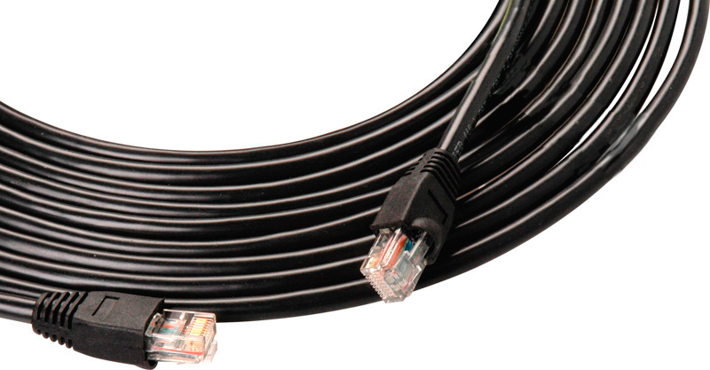 TUFFCAT-100 Super Tough Cat 5E Cables for Long Life Field Deployment - 100 ft.