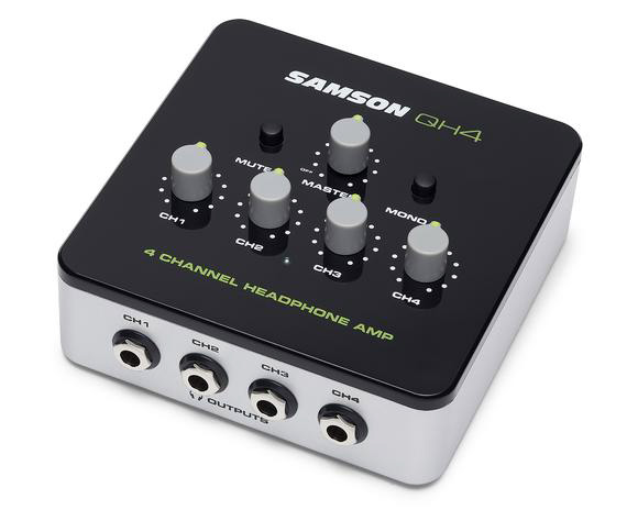 Picture of Samson Technologies SAQH4 4-Channel Headphone Amplifier