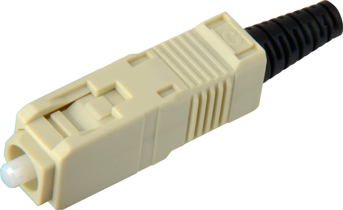 254-291-9L2 UPC Premium 127um Multi Mode 3 mm SC Connector with Black Boot
