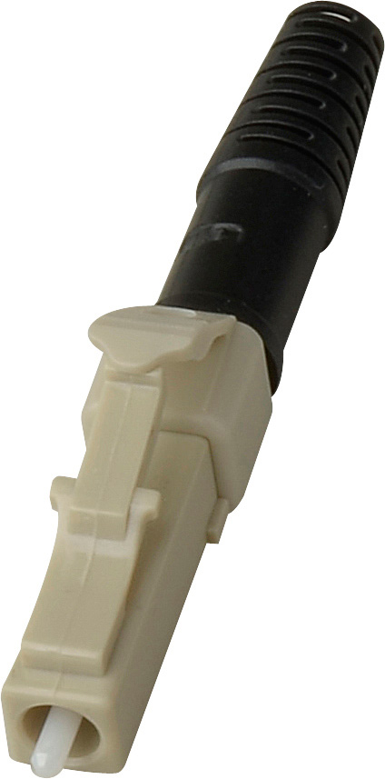 931-251-2D3 Premium 127um Multi Mode Simplex Fiber LC Conector 3 mm Black Boot