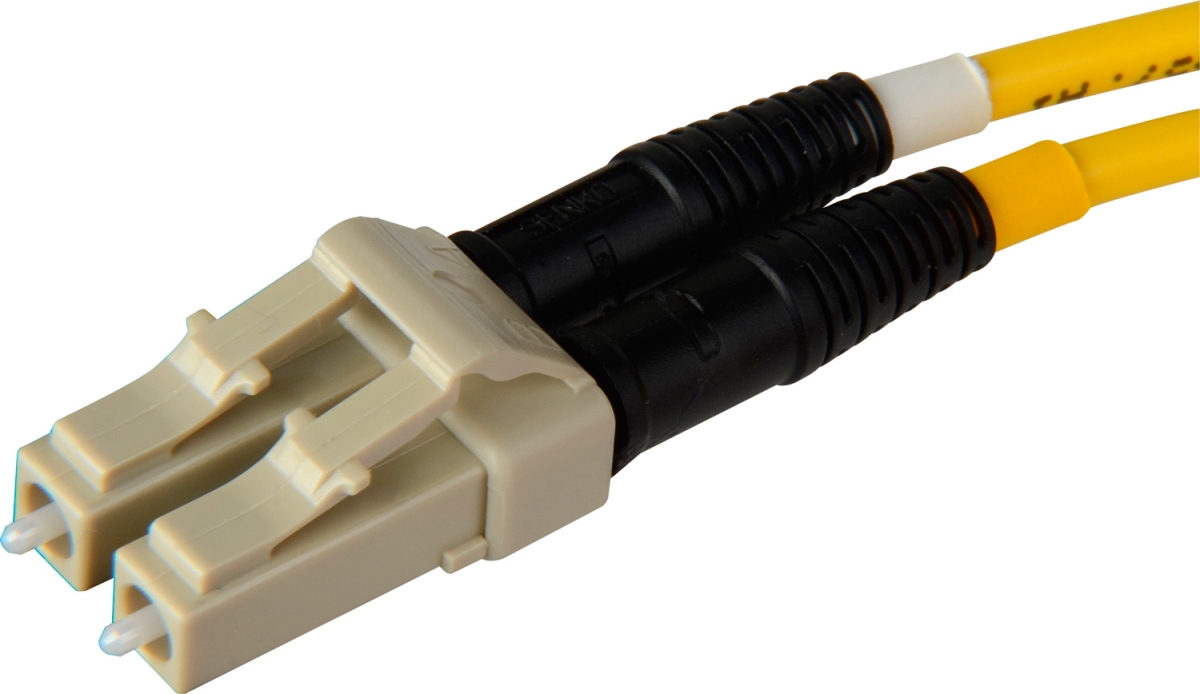 932-251-2D3 127um Beige Multi Mode Duplex LC Fiber Connector 3 mm Black Boot