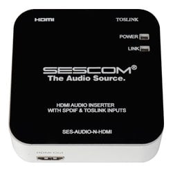 SES-AUDIO-N-HDMI UHD 4K-2K HDMI Audio Inserter & HDMI Extender