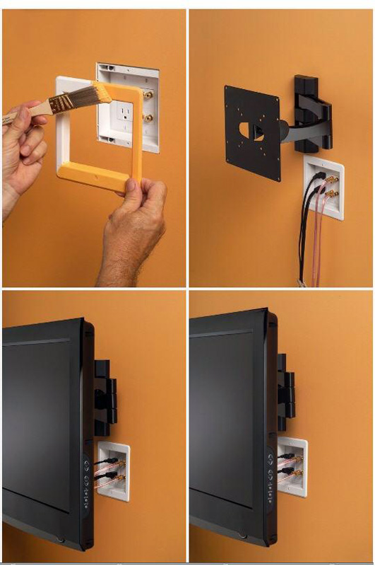 DVFR1W 1G Recessed Indoor InBox for AC Power & Low Voltage