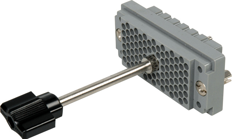 -117 38 Pin & ELCO Receptacle with Actuating Screw