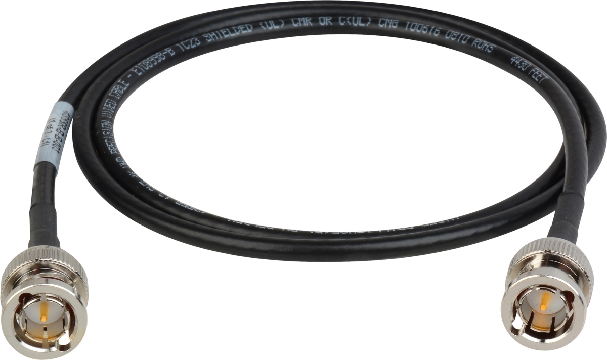 4855R-B-B-BE-010 4K UHD Single Link BNC Cable, Blue - 10 ft.