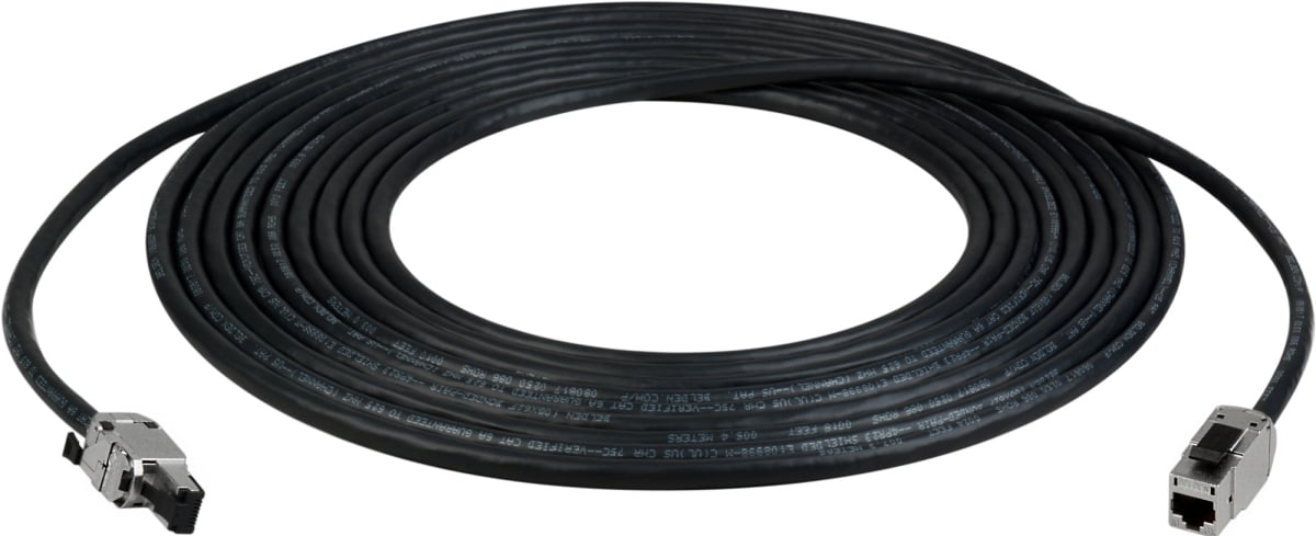 CAT6A-REVMF-075 Belden CAT6A & REV Connect RJ45 Male to Female PoE Cable Assemblies - 75 ft -  Laird Digital Cinema