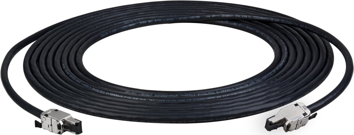 CAT6A-REVMM-010 Belden CAT6A & REV Connect RJ45 Male to Male PoE Cable Assemblies - 10 ft -  Laird Digital Cinema