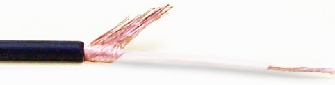 2330 Miniature Unbalanced Microphone Cable - Black