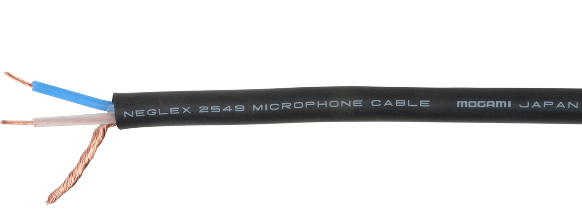 2549 RD 22AWG 2-Conductor Microphone Cable, Red