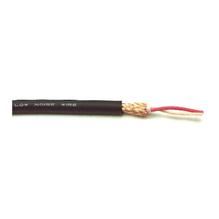 2791 Ultra Flexable 2 Conductor 24 GA Microphone Cable, Black