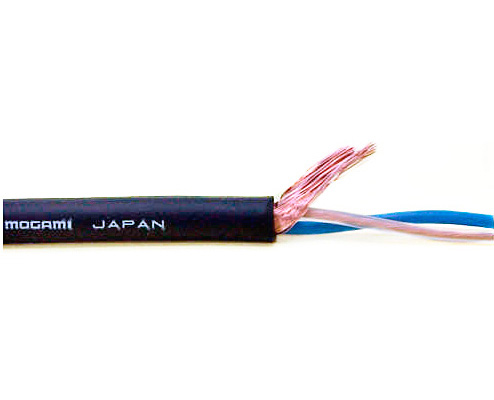 MG-2549-328 2-Conductor 22 AWG Microphone Cable, Black - 328 ft. Roll