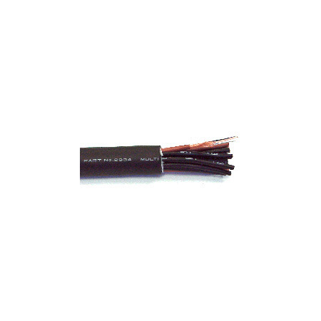 MG-2930-328 Analog 2 Pair Audio Snake Cable, Black - 328 ft.