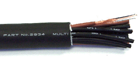 MG-2932 Analog 8-Pair Audio Snake Cable, Black