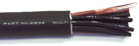 MG-2933 Analog 12 Pair Audio Cable, Black