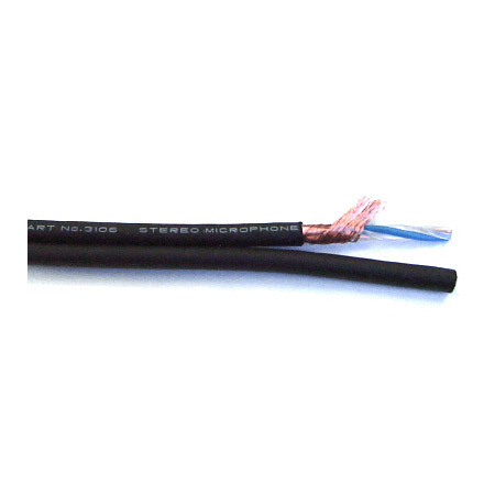 MG-3106 Dual Channel Audio Cable, Black