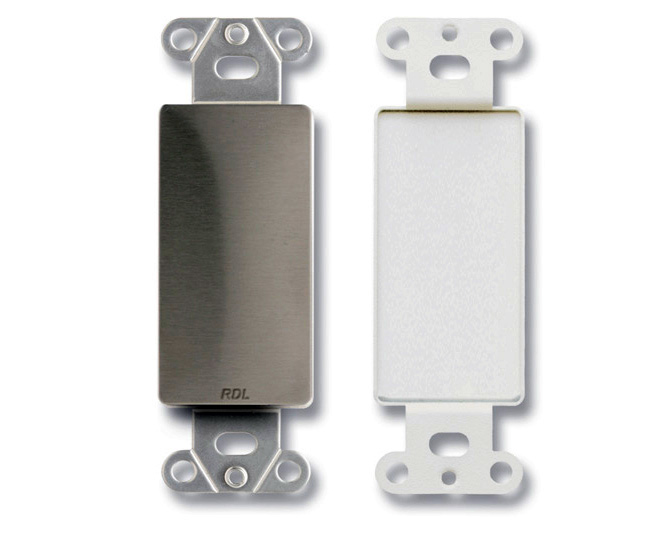 DS-BLANK Decora Wall Plate with No Jack Cut Out
