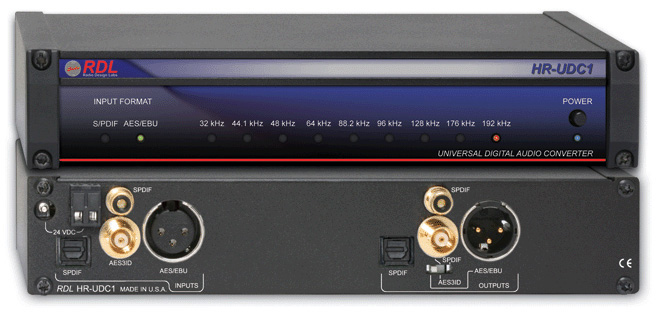 HRUDC1 Universal Digital Audio Converter AES  EBU  SPDIF