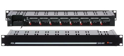 SAS-8C 8 Station Audio Controller for SourceFlex Distributed Audio System