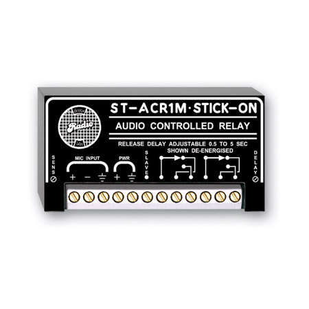 ST-ACR1M Microphone Level Audio Controlled Relay - 0.5 to 5s Delay -  Radio Design Labs