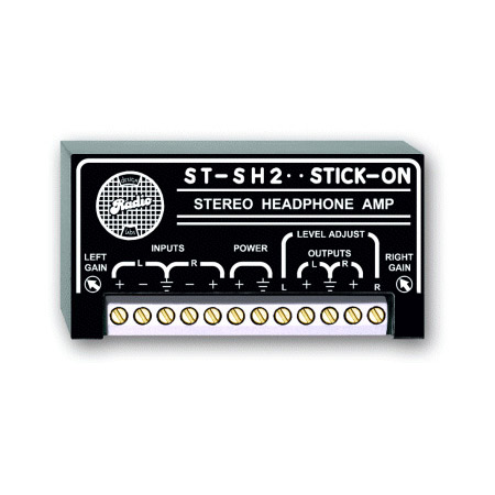 ST-SH2 Stereo Headphone Amplifier - Stick-On Series -  Radio Design Labs