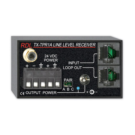 TX-TPR1A Twisted Pair Format-A Active Single-Pair Receiver - Bal Line Out