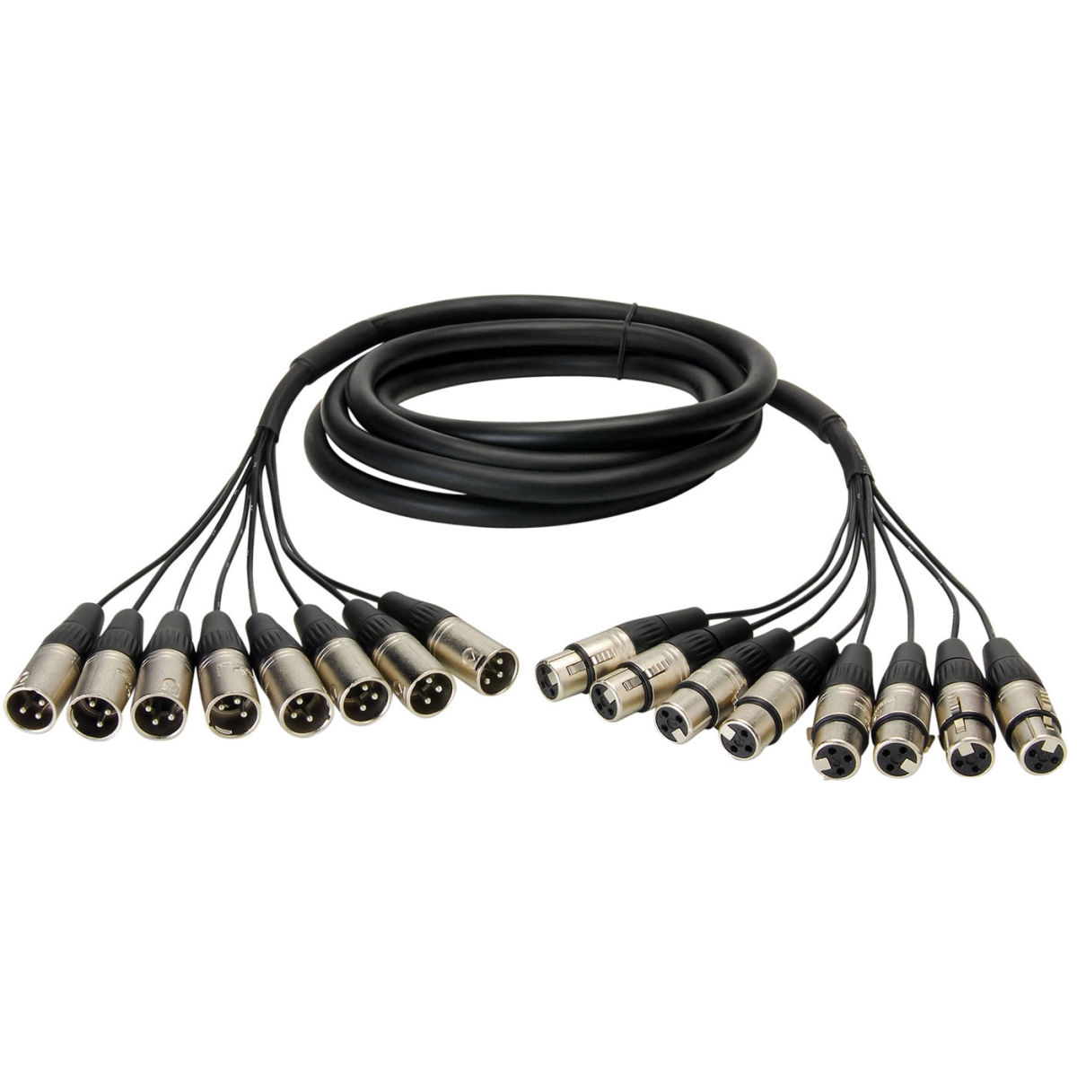 FFS-8M-50 8 Channel Pro Series Snake Fan-Fan - 50 ft.