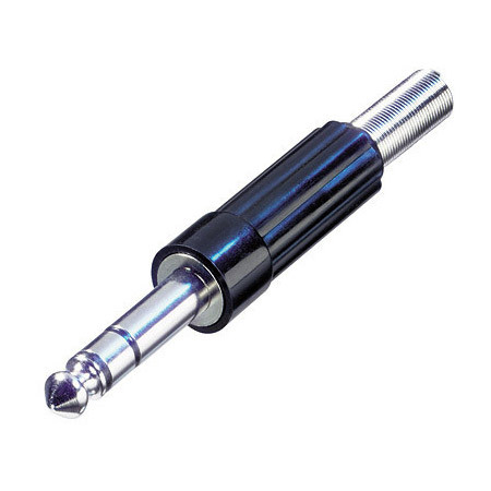 NYS204 3-Pole Plug with Plastic Handle & Flexible Strain Relief - 0.25 in.