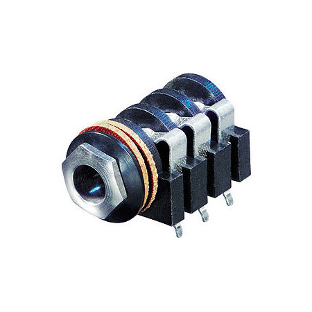 NYS215 Horizontal Jack 3-Pole with Chrome