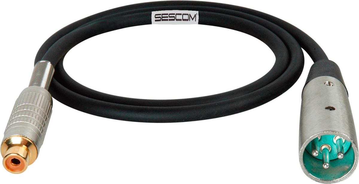 SC25XRJ XLRP to RCA Female Audio Cable - 25 ft.